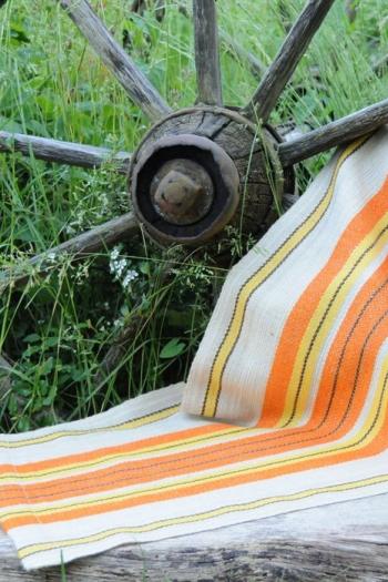 Swedish Table Runner. Traditional Textile craft. Handwoven Linen Scandinavian Mid century modern home decor