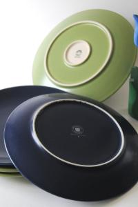 Höganäs Lunch Plates. Swedish Design by Marie-Louise Hellgren. Scandinavian Modern with Color Variations
