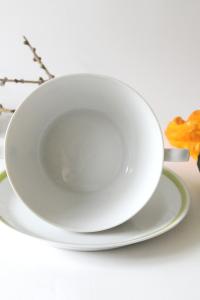 Soup bowls Danish Design. Lyngby Denmark. Danild / Picknic. Two Soup Bowl sets. Mid century modern design