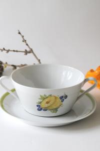 Soup bowls Danish Design. Lyngby Denmark. Danild / Picknic. Two Soup Bowl sets. Mid century modern design