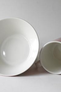 Arabia Finland Moomin. Mug and Bowl. Moomins by Tove Jansson. Snorkmaiden Cup and Cereal bowl