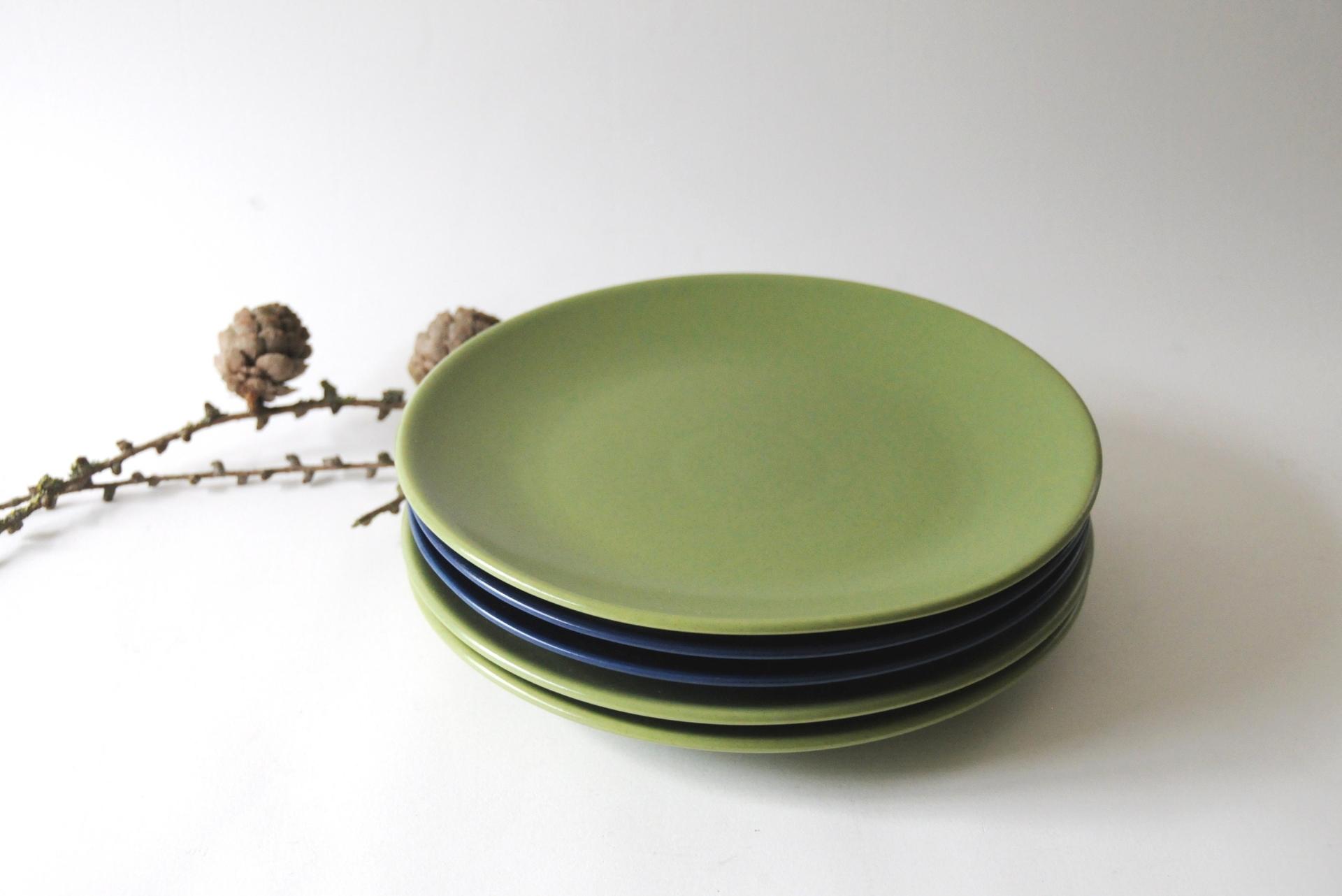 Höganäs Lunch Plates. Swedish Design by Marie-Louise Hellgren. Scandinavian Modern with Color Variations