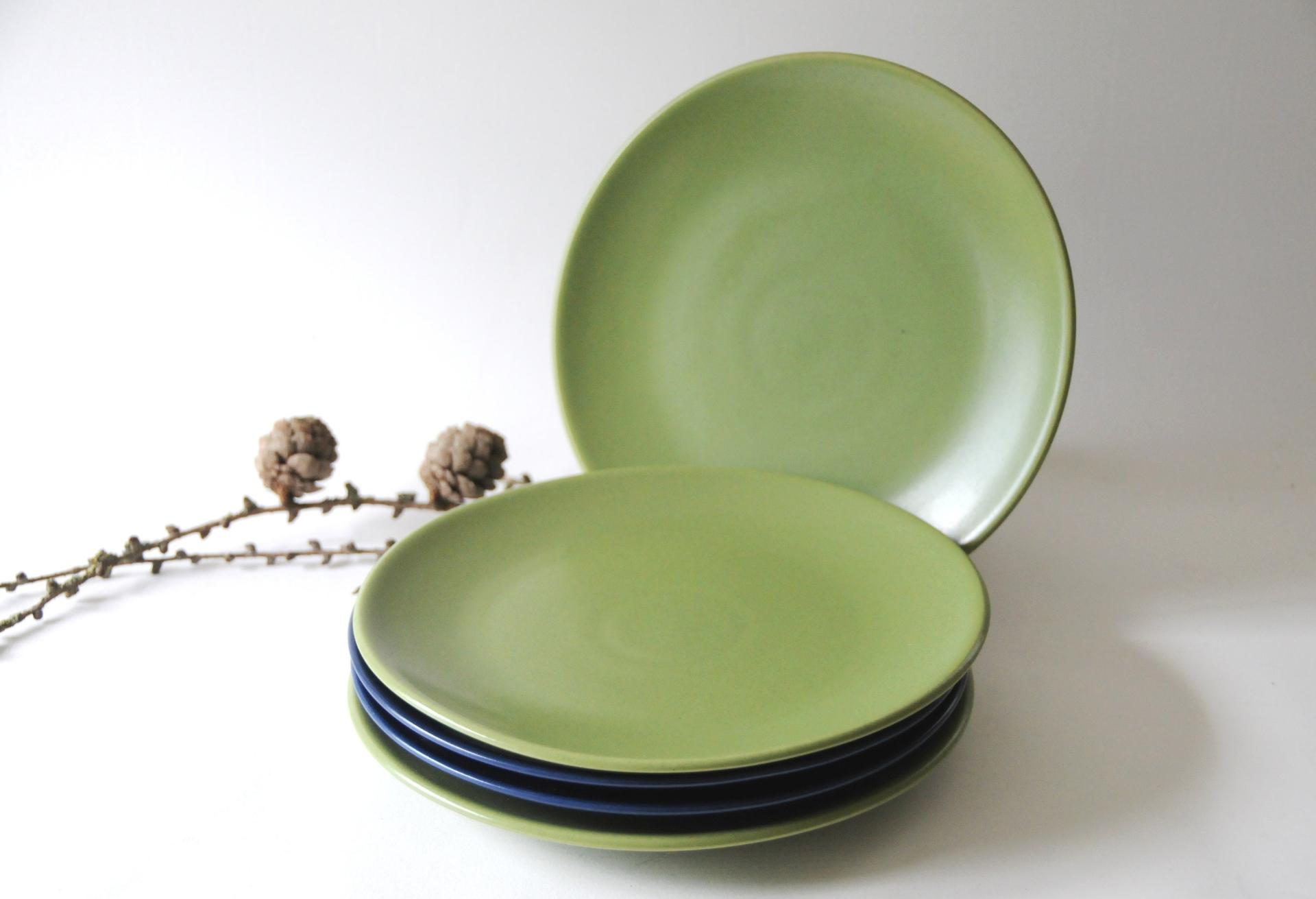 Höganäs Lunch Plates. Swedish Design by Marie-Louise Hellgren. Scandinavian Modern with Color Variations