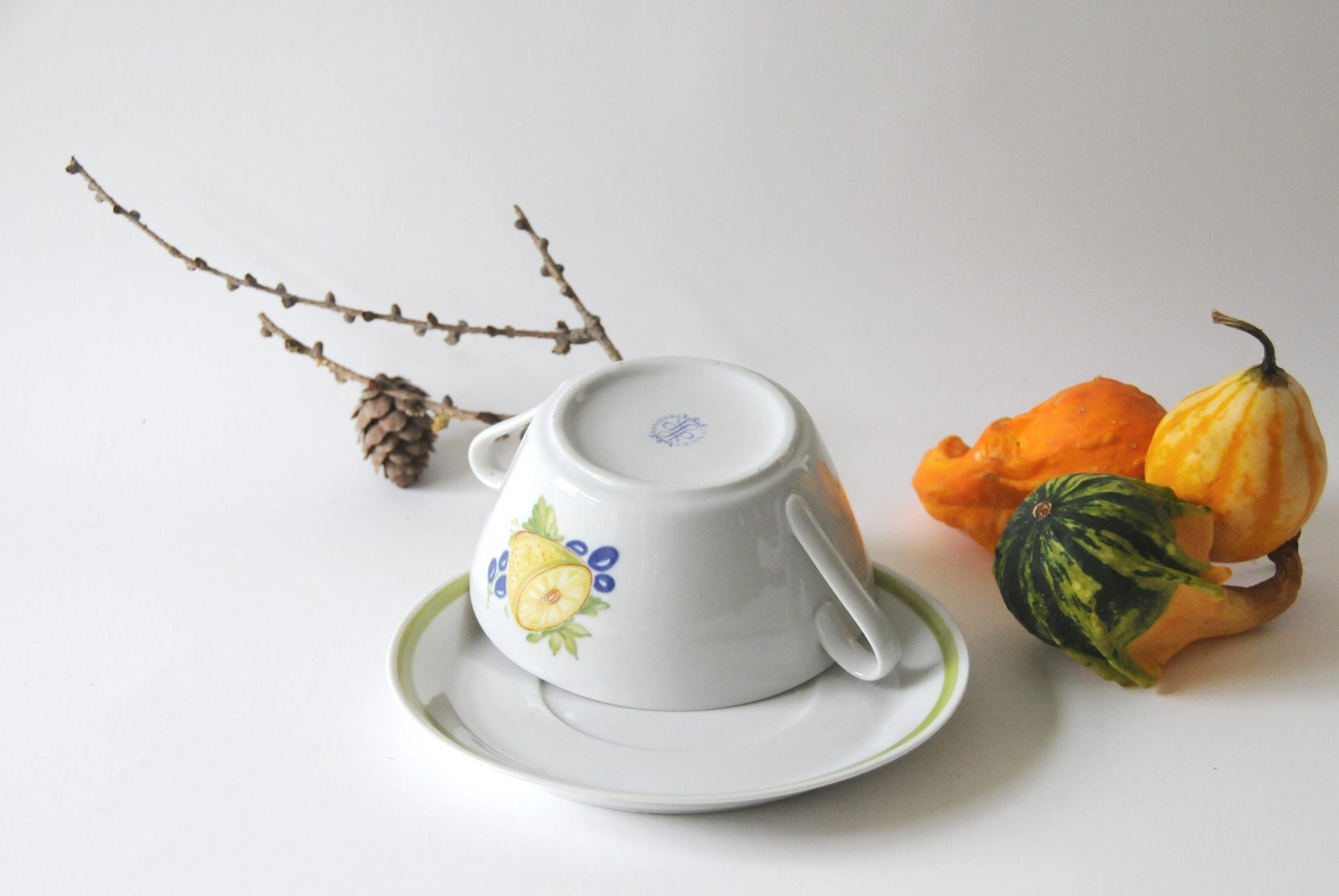 Soup bowls Danish Design. Lyngby Denmark. Danild / Picknic. Two Soup Bowl sets. Mid century modern design