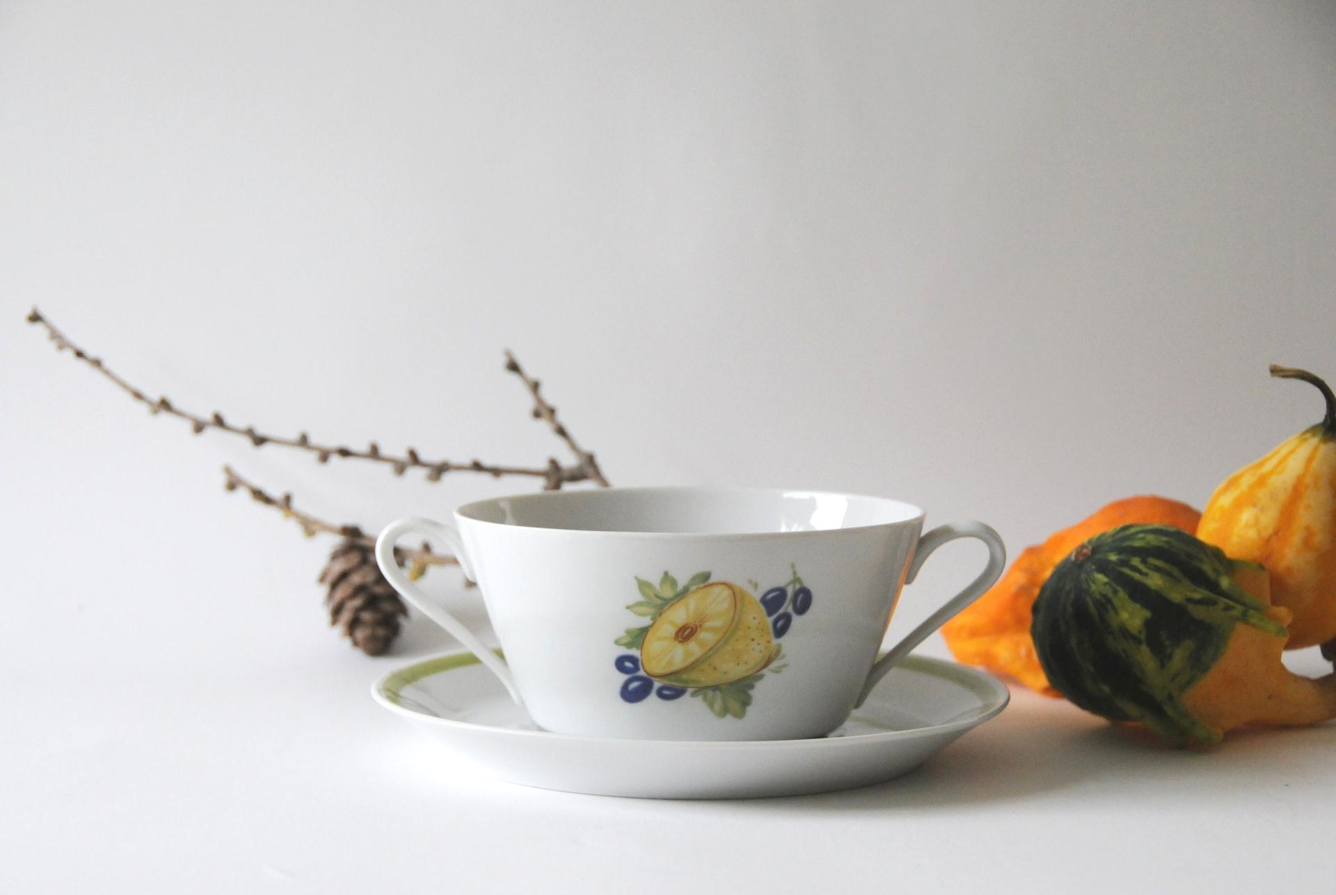 Soup bowls Danish Design. Lyngby Denmark. Danild / Picknic. Two Soup Bowl sets. Mid century modern design